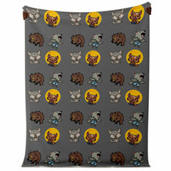 Wolf Mohan Blanket