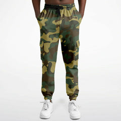 Camo 1 Athletic Cargo Sweatpants - AOP