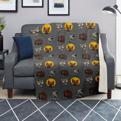 Wolf Mohan Blanket