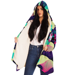 Kitsune Funky Colored Camo Women Cloak