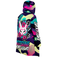 Kitsune Funky Colored Camo Cloak