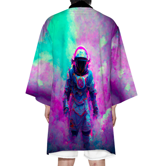 Spaceman Haori Unisex Kimono