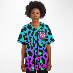 Kitsune Blue Leopard Premium Jersey