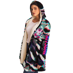 Kitsune Camo Glitch Women Cloak