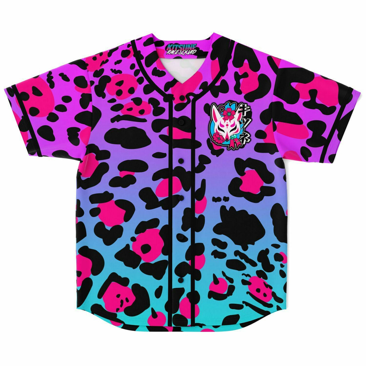 Kitsune Purple Leopard Jersey