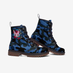 Kitsune Blue Camo Boots