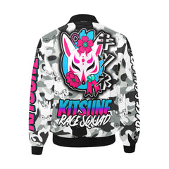 Kitsune White Camo Bomber Jacket