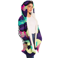 Kitsune Funky Colored Camo Women Cloak