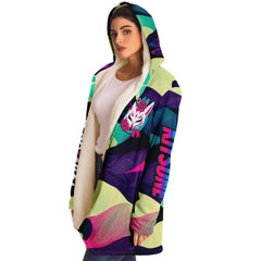 Kitsune Funky Colored Camo Women Cloak