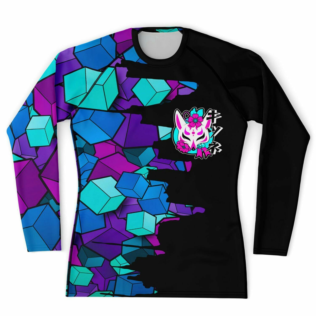 Kitsune Cube Rash guard