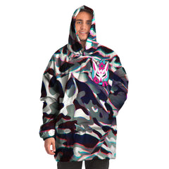 Kitsune Camo Glitch Snug Hoodie