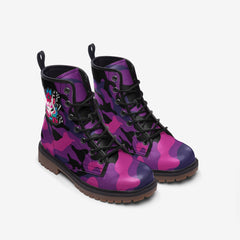 Kitsune Purple Camo Boots