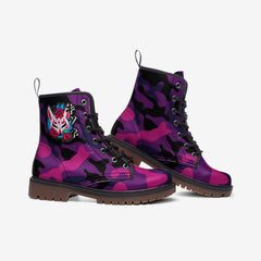 Kitsune Purple Camo Boots